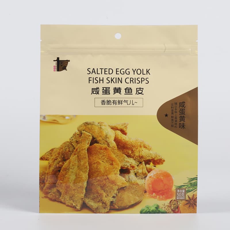 Three Side Seal Hang Hole Resealable Bag 1