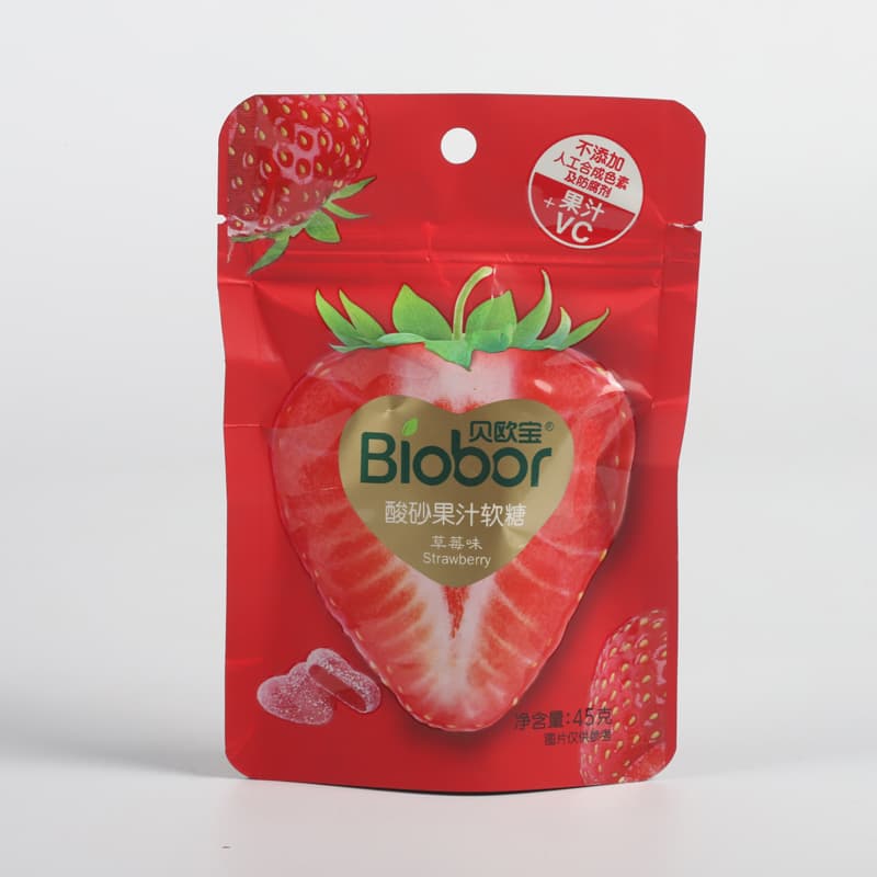 Zipper Hang Hole Stand Up Resealable Bag 1