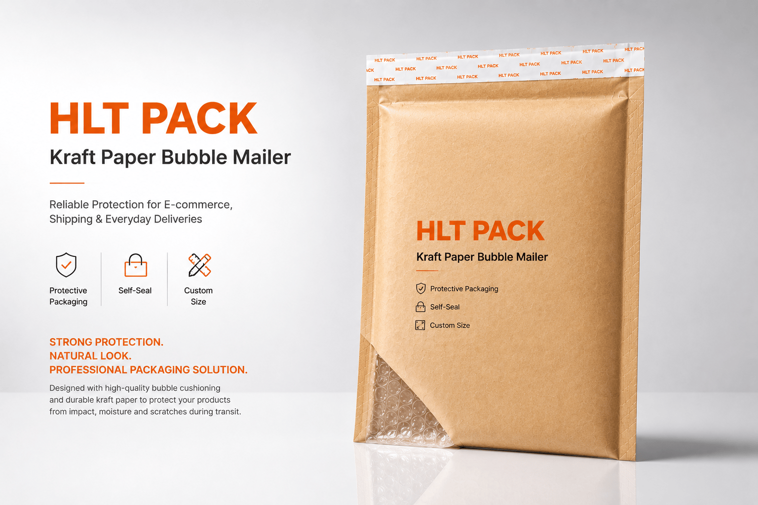 Kraft Paper Bubble Mailer 1