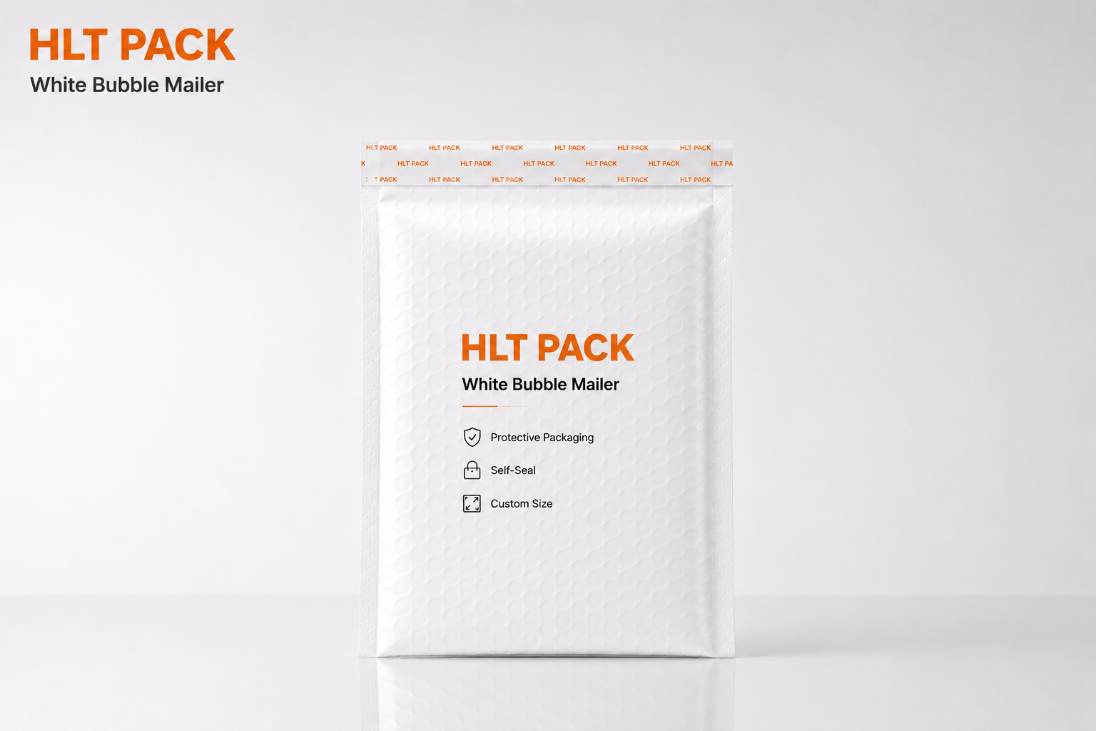 White Poly Bubble Mailer 2