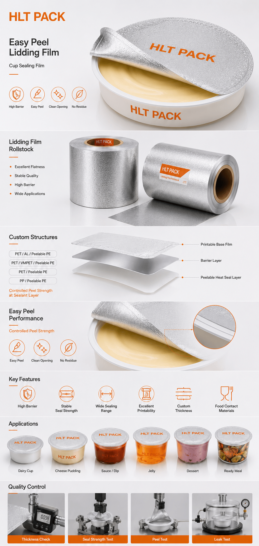 Custom Cup Sealing Lid Film 2