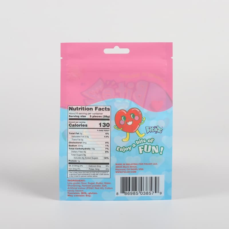 Three Side Seal Resealable Zipper with Hang Hole Bag - Detail 1